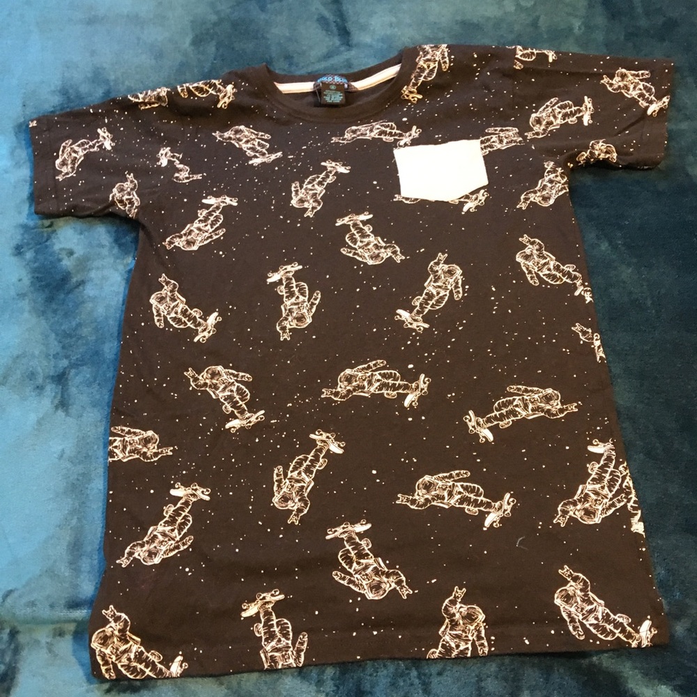 Bold Blue Astronaut Shirt
